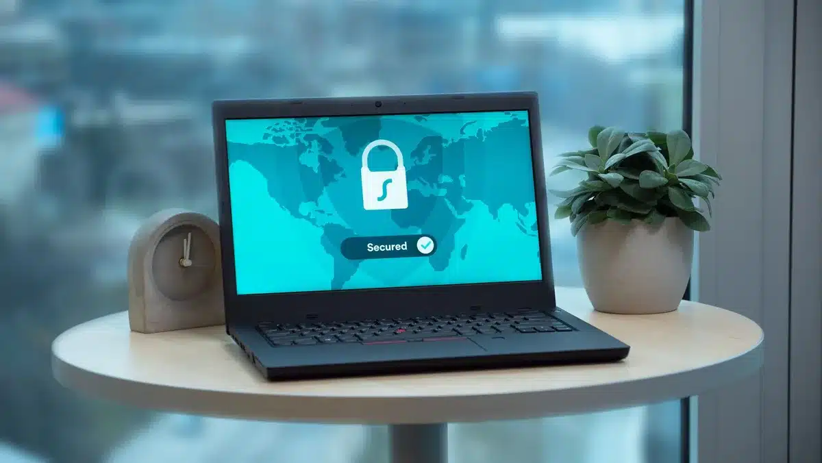 Illustration de protections de sécurité informatique et d'authentification sécurisée