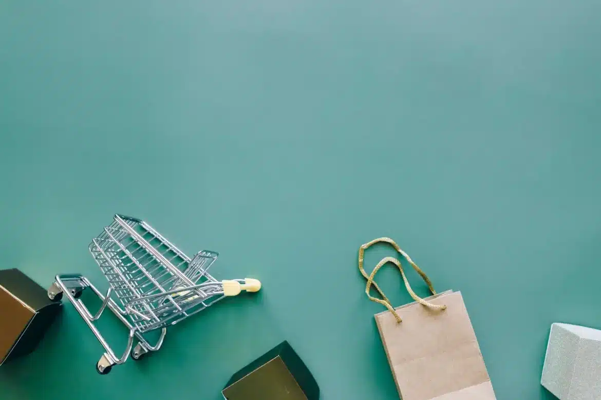 Deux écrans affichant des tableaux de bord e-commerce comparant les plateformes de vente en ligne